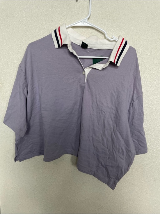 wild fable Tops - Women's Plus Size Short Sleeve Rugby Shirt - Wild Fable